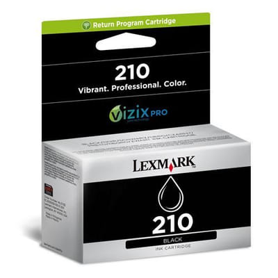 Lexmark 210 K Original ink cartridge Standard yield Black photo