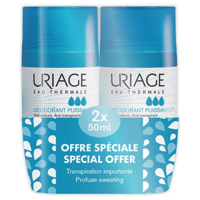 Uriage Deodorant Power 3 Pack of 2 x 50 ml