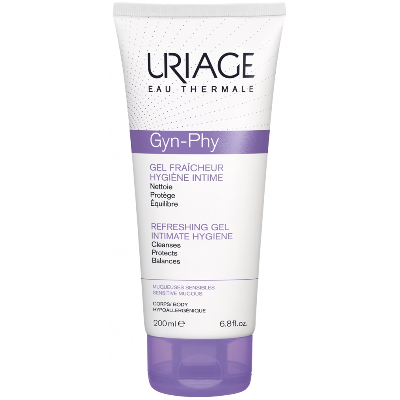 Gel Fraicheur Hygiene Intime Muqueuses Sensibles 200ml Gyn-Phy Uriage