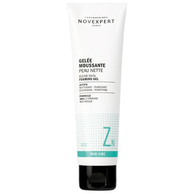 Gelée Moussante Peau Nette 150g Trio-Zinc Novexpert