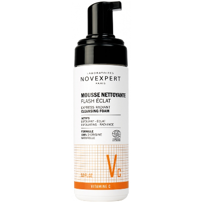 Mousse Nettoyante Flash Eclat 150ml Vitamine C Novexpert Mousse Nettoyante Flash Eclat 150ml Vitamine C Novexpert