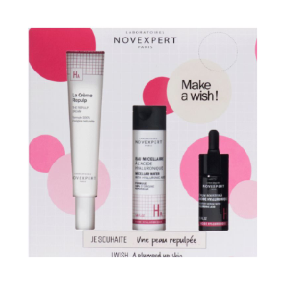 NOVEXPERT Trio Pack Sérum Booster AH + Eau Micellaire + Crème repulpe NOVEXPERT Trio Pack Sérum Booster AH + Eau Micellaire + Crème repulpe