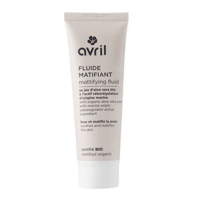 Mattifying Fluid with Organic Aloe Vera Juice 50ml Avril