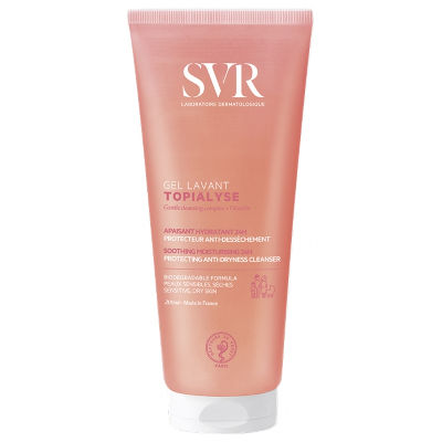 Gel Lavant Peaux Sensibles Et Seches 200ml Topialyse Svr