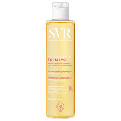 Huile lavante anti-irritation relipidante 24h anti-grattage 200ml Topialyse Svr