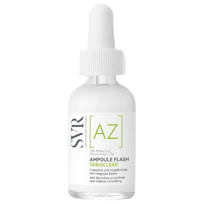 Ampoules Flash 30ml Sebiaclear Anti Imperfections, Anti Rougeurs, Lissant Svr Ampoules Flash 30ml Sebiaclear Anti Imperfections, Anti Rougeurs, Lissant Svr