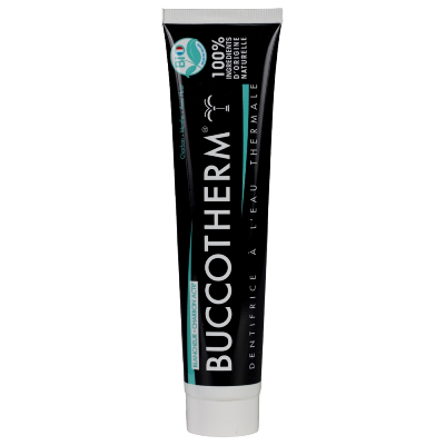Dentifrice Blancheur à l'eau thermale et Au Charbon actif 75ml Buccotherm Dentifrice Blancheur à l'eau thermale et Au Charbon actif 75ml Buccotherm