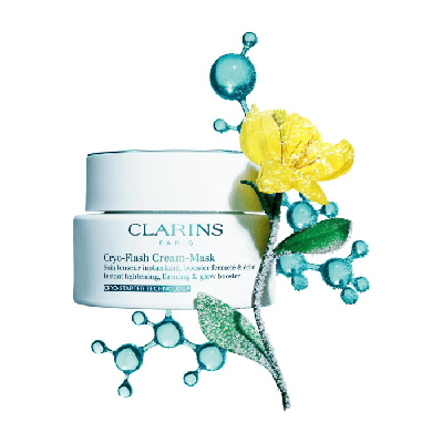 Clarins Cryo-Flash Cream-Mask Masque raffermissant Femmes 75 ml Crème