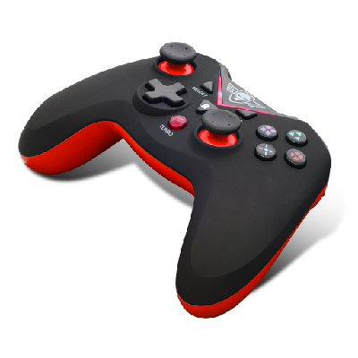 Spirit of Gamer SOG-RFXGP accessoire de jeux vidéo Noir, Rouge USB Manette de jeu Analogique/Numérique PC, Playstation 3
