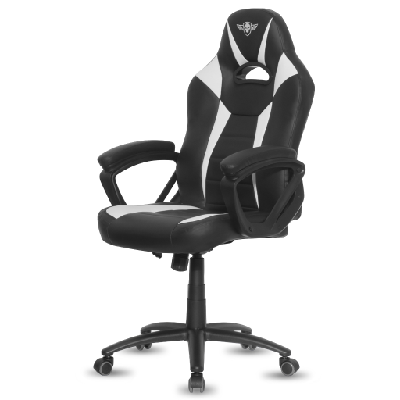Spirit of Gamer Fighter Siège de jeu sur PC Siège rembourré Noir, Blanc Spirit of Gamer Fighter Siège de jeu sur PC Siège rembourré Noir, Blanc