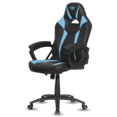 Spirit of Gamer Fighter Siège de jeu sur PC Siège rembourré Noir, Bleu
