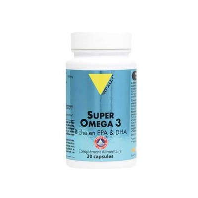 Super Omega 3 Riche En Epa & Dha 30 capsules Vit'All+