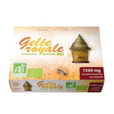 Gph Diffusion Organic Royal Jelly – 20 Ampoules 1500 mg