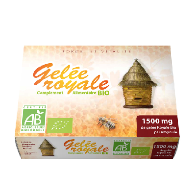 Gph Diffusion Gelée Royale Bio – 20 Ampoules 1500 mg