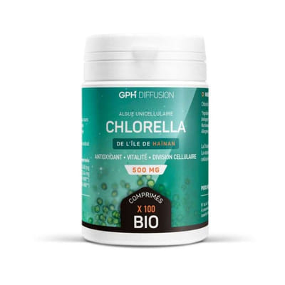 GPH DIFFUSION CHLORELLA 100 TABLETS 500mg