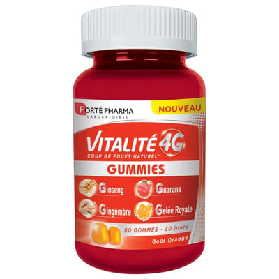 Forté Pharma حيوية 4G - 60 حبة مطاطية