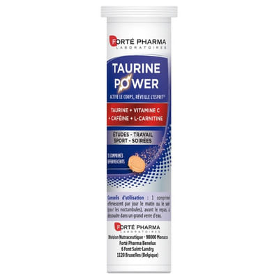 Forté Pharma Taurine Power 15 Effervescent Tablets