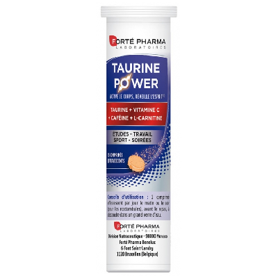 Forté Pharma Taurine Power 15 Comprimés Effervescents Forté Pharma Taurine Power 15 Comprimés Effervescents