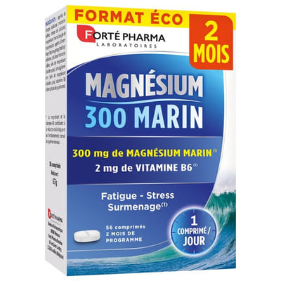 Magnesium 300 Marine 56 tablets Stress and Fatigue Forté Pharma