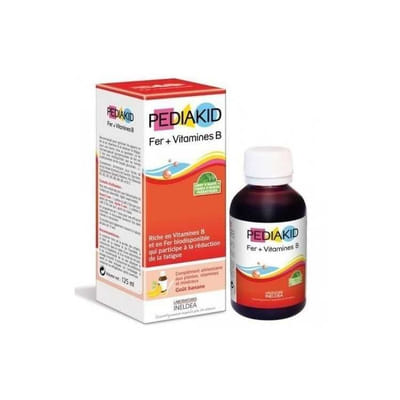 Iron + Vitamins B Syrup Banana Flavor 125 ml Pediakid