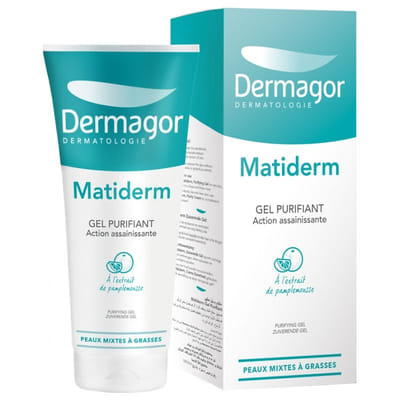 Gel Purifiant Action Assainissante A L'extrait De Pamplemousse 200ml Matiderm Dermagor