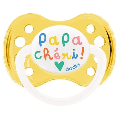 Anatomical Silicone Pacifier with Ring Uni 6 Months and More Dodie