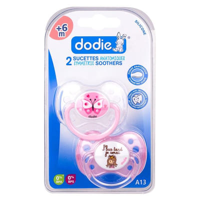 Symmetrical Pacifiers Mixed When I Grow Up x2 6 months and up Dodie