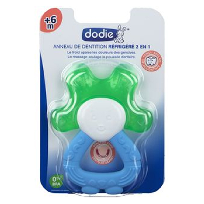 Dodie Anneau de Dentition Réfrigéré 2 en 1 6 Mois et +