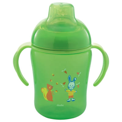 Dodie Spout Cup Green +12m 300ml