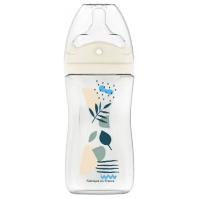 Dodie Biberon Tétine Perforée Anti-Colique 270 ml 0-6 Mois - Couleur : Bleu Dodie Biberon Tétine Perforée Anti-Colique 270 ml 0-6 Mois - Couleur : Bleu