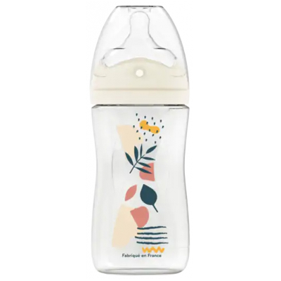 Dodie Biberon Tétine Perforée Anti-Colique 270 ml 0-6 Mois - Couleur : Rose Dodie Biberon Tétine Perforée Anti-Colique 270 ml 0-6 Mois - Couleur : Rose