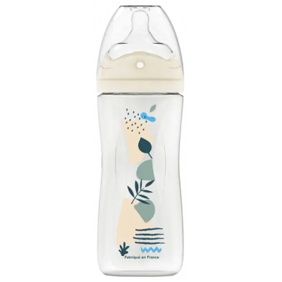 Dodie Biberon Tétine Perforée Anti-Colique 330 ml 6 Mois et + - Couleur : Bleu Dodie Biberon Tétine Perforée Anti-Colique 330 ml 6 Mois et + - Couleur : Bleu