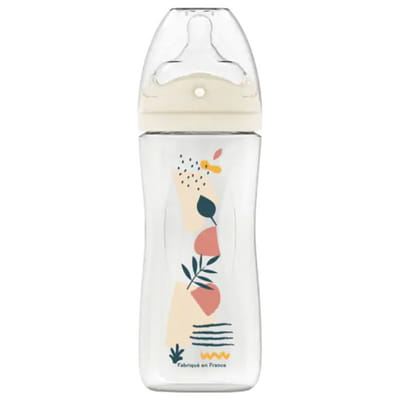 Dodie Biberon Tétine Perforée Anti-Colique 330 ml 6 Mois et + - Couleur : Rose
