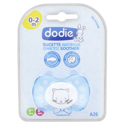 Dodie Sucette Anatomique Silicone 0-2m A26 Dodie Sucette Anatomique Silicone 0-2m A26