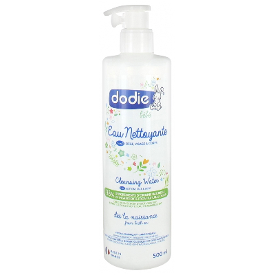 Eau Nettoyante 3-en-1 Des La Naissance 500ml Dodie Eau Nettoyante 3-en-1 Des La Naissance 500ml Dodie
