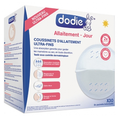 Coussinets D'allaitement Ultra fins Jour X30 Dodie Coussinets D'allaitement Ultra fins Jour X30 Dodie