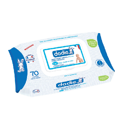 Dodie Lingettes Nettoyantes Douceur 3en1 x70 Dodie Lingettes Nettoyantes Douceur 3en1 x70
