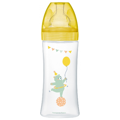 Dodie Biberon Sensation+ 330 ml Débit 3 6 Mois et + - Modèle : Cirque Dodie Biberon Sensation+ 330 ml Débit 3 6 Mois et + - Modèle : Cirque