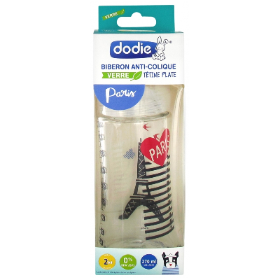 Biberon En Verre Paris 0 A 6 Mois 270ml Dodie Biberon En Verre Paris 0 A 6 Mois 270ml Dodie