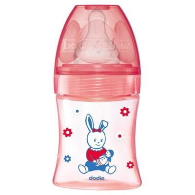 Dodie Bottle Initiation+ 150 ml Flow 1 0-6 Months - Color: Pink