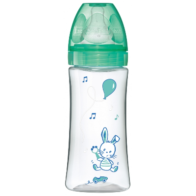 Dodie Biberon Anti-Colique Tétine Ronde 3 Vitesses 330 ml Débit 3 6 Mois et + - Couleur : Vert Dodie Biberon Anti-Colique Tétine Ronde 3 Vitesses 330 ml Débit 3 6 Mois et + - Couleur : Vert