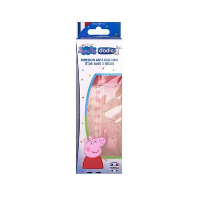 Dodie Peppa Pig Initiation+ Bottle 270 ml Flow 2 0-6 Months