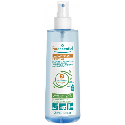 Lotion Spray Antibacteriens Mains Et Surfaces 250ml Assainissant Puressentiel Lotion Spray Antibacteriens Mains Et Surfaces 250ml Assainissant Puressentiel