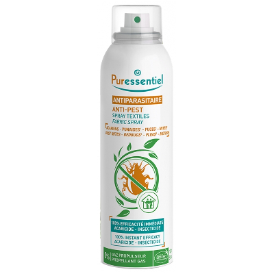 Spray Environnement Textile Antiparasitaire 150ml Assainissant Puressentiel Spray Environnement Textile Antiparasitaire 150ml Assainissant Puressentiel