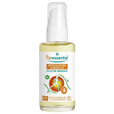 Puressentiel Articulations & Muscles Huile de Massage Arnica Gaulthérie Bio 100 ml
