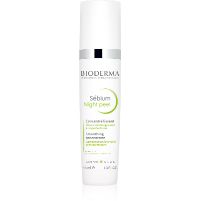 Soin peeling de nuit doux 40ml Sebium Peaux mixtes à grasses Bioderma Soin peeling de nuit doux 40ml Sebium Peaux mixtes à grasses Bioderma