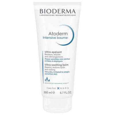 بلسم مرطب 200 مل Atoderm للوجه والجسم للبشرة الجافة جداً إلى التأتبية Bioderma