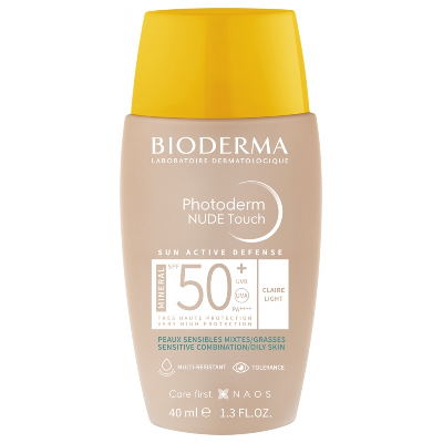 Bioderma Photoderm Nude Touch SPF50+ 40 ml - Teinte : Claire Bioderma Photoderm Nude Touch SPF50+ 40 ml - Teinte : Claire