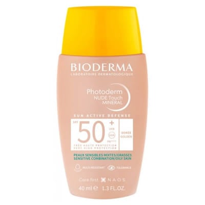 Bioderma Photoderm Nude Touch SPF50+ 40 مل - لون: ذهبي