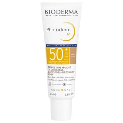 Clarifying anti-recurrence gel-cream SPF50+ Golden shade 40ml Photoderm M Bioderma